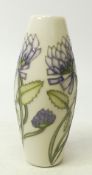Moorcroft, Trefoil design vase. Height: 12.5cm