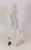 Royal Doulton Reflections Figure A Winters Walk HN3052. (H: 32cm)
