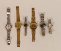 A collection of vintage watches including Seiko, Sekona, Calvin Klein, Chateau,ladies watches etc (