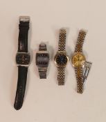 A collection of Seiko vintage automatic watches, including Kinetic and 5s. (4)
