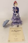 Royal Doulton, Lady figure Les Parapluies HN3473. with certificate.