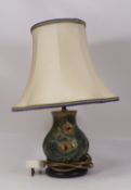 Moorcroft Table Lamp 'Phoenix' Designed by Rachel Bishop. Height: 23cm including lamp fitting (