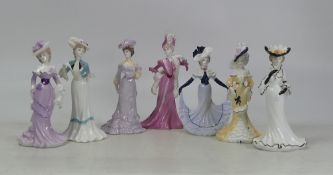 Coalport lady figurines My Fair Lady Collection to include Lady Frances CW4, Lady Eliza CW3, Lady