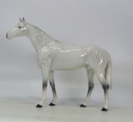 Beswick Dapple Grey Hunter facing left, 28cm tall
