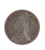Victoria 1889 - 4/- / double florin / four shillings - Uncirculated proof like with original lustre,
