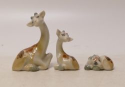 Wade happy family series Giraffe Family. (3)