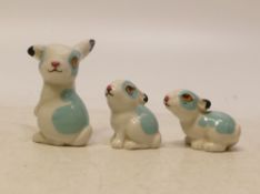 Wade happy family series, Rabbit Family. (3)