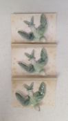 A set of Wade Flying Bird plaques. (3)