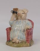 Beatrix Potter's Royal Albert Character figure 'Little Pig Robinson Spying' BP-3c