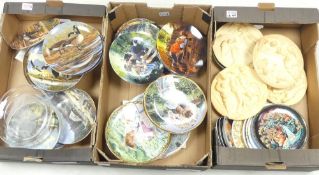 A collection of decorative wall plates to include- Reco Mothers Day collection, Dominion China