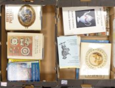 A collection of books featuring British Pottery, Illustrated Encyclopaedia of British Pottery and