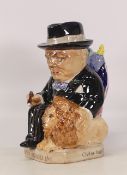 Kevin Francis large Toby jug W S Churchill, Spirit of Britain, limited edition no. 1820 of 5000,