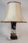 Moorcroft lamp base designed by Rachel Bishop as a tribute to the Scottish architect Charles