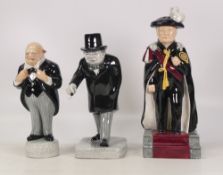 Two Bairstow Manor Collectables figures of Sir Winston Churchill to include The Life and Times '