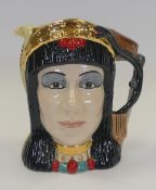 Royal Doulton large double sided character jug, Anthony & Cleopatra D6728.