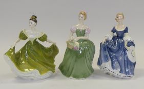 Royal Doulton lady figures to include Hilary HN2335, Lynne HN2329 and Carissa HN2345. (H: 19.5cm) (