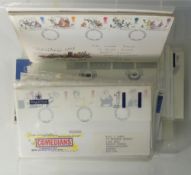 A collection of approximately 90 Royal Mail First Day Covers.