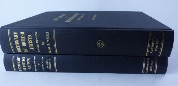 Dictionary of British Artists Working 1900-1950, by Grant M. Waters. volumes 1 and 2 (2).