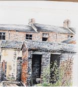 Helen RANDALL (local artist) Watercolour view depicting a Victorian derelict house showing the