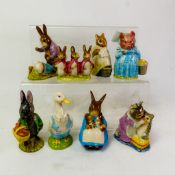 Beatrix Potter Beswick Character Figures BP3b to include:- Tabitha Twitchit and Miss Moppet,