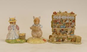 Royal Doulton Brambly Hedge Character figures to include:- Lady Woodmouse DBH33, Mr Saltapple