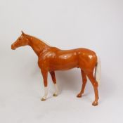 Beswick, Large Palomino Racehorse 1564.
