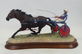Border Fine Arts 'Off and Pacing' model no. BO836, by J. Francis Harris-Brown, limited edition no.