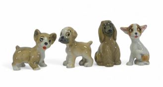 Wade Dog figures from 'TV Pets Series' to include:- Whisky the Corgi, Chee Chee the Pekingese, Bengo