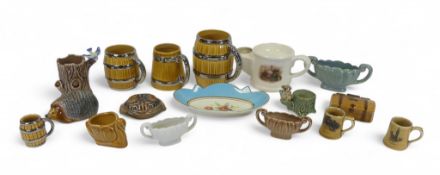 Wade selection to include:- Treasure chest, hedgehog trinket dish, barrel shaped tankards, miniature