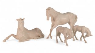 Beswick, to include Spirit of Peace, Spirit of Youth and two 'Sunlight' foals. (4)
