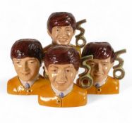 Kevin Francis Peggy Davies set of character jugs The Beatles, limited edition for 50th