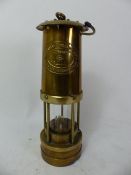 Authentic Brass Miners Oil Lamp by E Thomas And Williams Ltd in original box