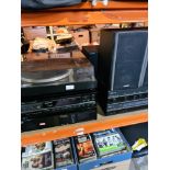 Audio equipment, hi fi separates including Arcam Alpha, a Dual turntable, a Denon CD player etc