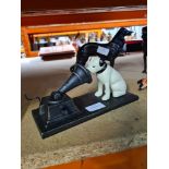 HMV dog with gramophone