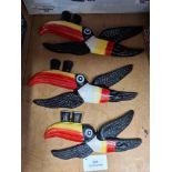 A small quantity of Techno related vinyl LP Three Toucans