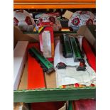 A Hornby 'OO' gauge Flying Dutchman loco and tender, other Hornby passenger carriages and a Mainline