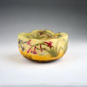 Daum Frères, Nancy, Schale 'Jacinthes sauvages', 1906