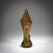 Emile Gallé, Nancy, Kleine Vase 'Ophrys apifera et Orchis', 1890-94
