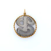 Henry van de Velde, Unikat-Anhänger 'SH', 1897