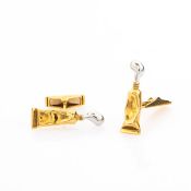 Armand Fernandez (Arman), Paar Manschettenknöpfe 'Tubes', 1991-93