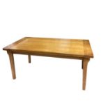 Wood Brothers Chatsworth extendable dining table, 165cm extending to 210cm and 255cm