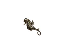 Ivan Tarratt 9ct gold seahorse brooch, designed by Geoffrey Guy Bellamy (Birmingham 1964)