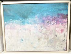 CARLA SEGARRA (SPANISH CONTEMPORARY) 'BEAUTIFUL', an abstract study, mixed media on canvas,