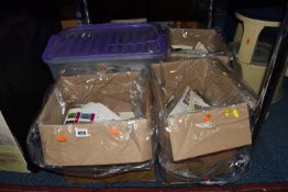 FOUR BOXES OF 'CINDERELLA/LOCAL' STAMPS to include thousands of Bernera Scotland, State of Oman,