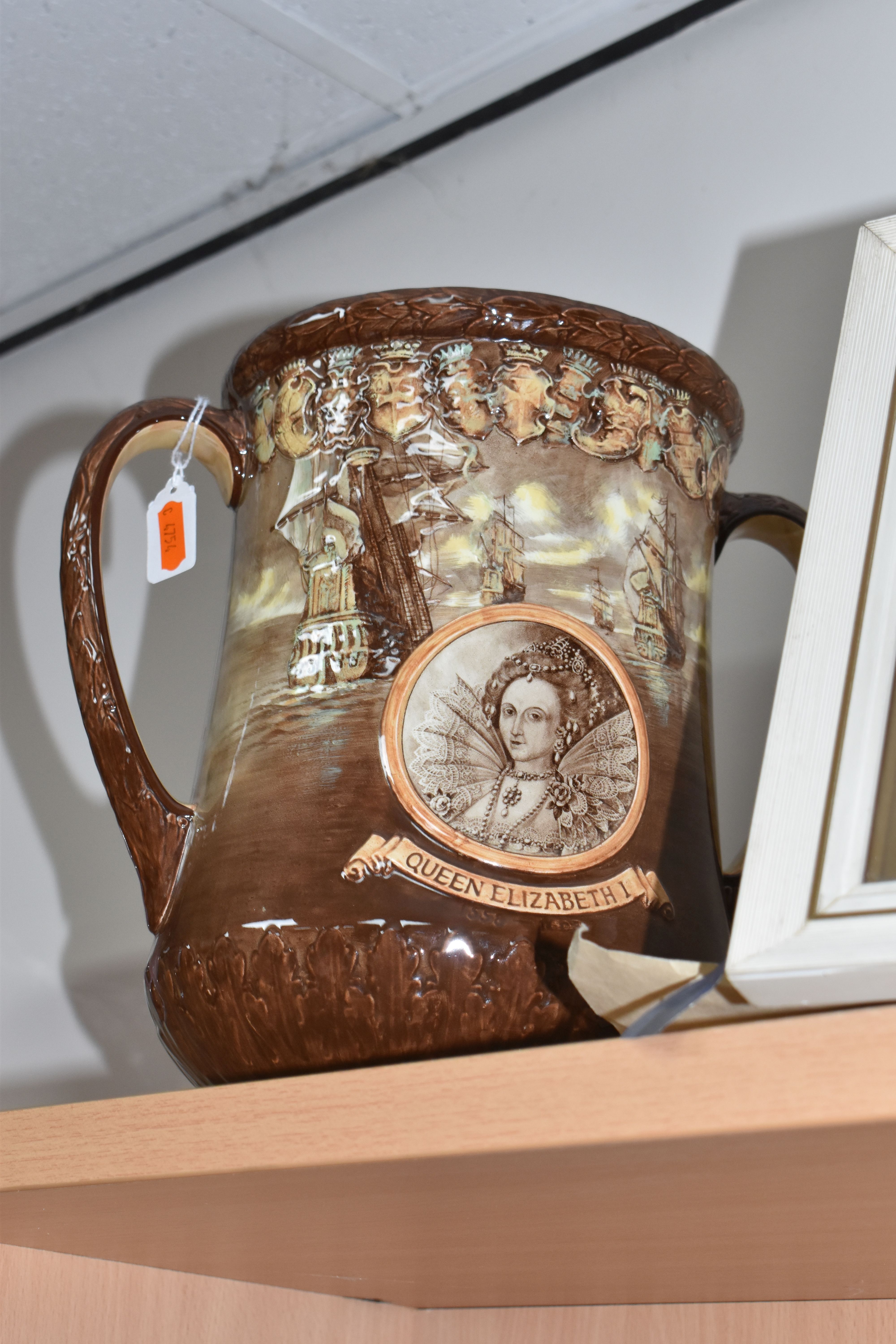 A ROYAL DOULTON LIMITED EDITION 1953 CORONATION LOVING CUP, produced to commemorate the coronation - Image 3 of 3