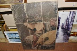 A SMALL QUANTITY OF PICTURES AND PRINTS, to include a Maxwell Parsons oil on canvas landscape