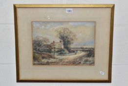 JOAN MOLYNEUX STANNARD (1903-1942) 'SCENE NEAR HIGH WYCOMBE', depicting two young female figures