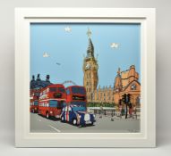 DYLAN IZAAK (BRITISH 1971) 'LONDON PRIDE', a signed limited edition print depicting London icons,