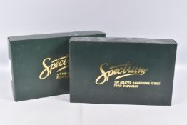 TWO BOXED BACHMANN SPECTRUM ON30 GAUGE LOCOMOTIVES, to include a Freight Cars 2-Bay Steel Hopper, '