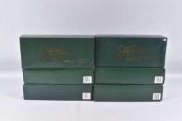 SIX BOXED BACHMANN SPECTRUM ON30 GAUGE FREIGHT CARS BILLBOARD REFFERS, to include a 'Bricktown